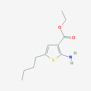2-Amino-5-butyl-3-thiophenecarboxylic acid, ethyl ester