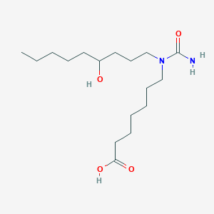 7-[Carbamoyl(4-hydroxynonyl)amino]heptanoic acid