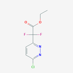 Ethyl 2-(6-chloropyridazin-3-yl)-2,2-difluoroacetate