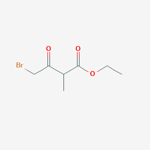 molecular formula C7H11BrO3 B8577265 Ethyl 4-bromo-2-methyl-3-oxobutanoate 