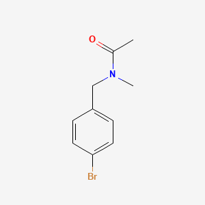 molecular formula C10H12BrNO B8577416 N-(4-bromobenzyl)-N-methylacetamide 