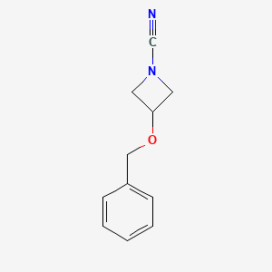 3-(Benzyloxy)azetidine-1-carbonitrile