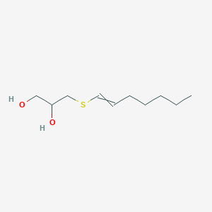 3-[(Hept-1-en-1-yl)sulfanyl]propane-1,2-diol