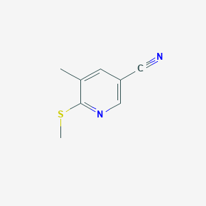 5-Methyl-6-(methylthio)nicotinonitrile
