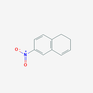molecular formula C10H9NO2 B8577542 6-Nitro-1,2-dihydronaphthalene 