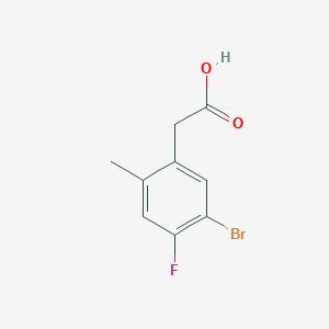 (5-Bromo-4-fluoro-2-methylphenyl)acetic acid