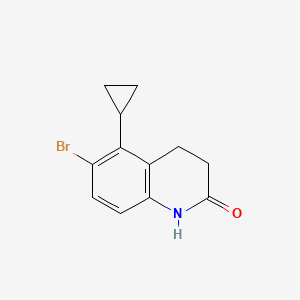 6-bromo-5-cyclopropyl-3,4-dihydroquinolin-2(1H)-one