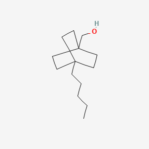 (4-Pentylbicyclo[2.2.2]octan-1-yl)methanol