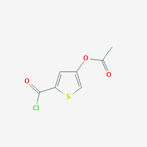 5-(Chlorocarbonyl)thiophen-3-yl acetate