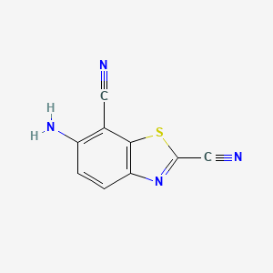 6-Aminobenzo[d]thiazole-2,7-dicarbonitrile