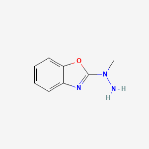 2-(1-Methylhydrazino)benzoxazole