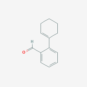 molecular formula C13H14O B8577898 2-(1-Cyclohexenyl)benzaldehyde 