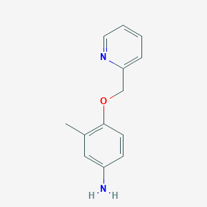 3-Methyl-4-(pyridin-2-ylmethoxy)aniline