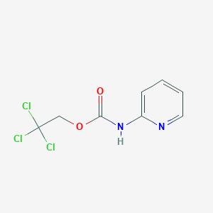 molecular formula C8H7Cl3N2O2 B8577967 2,2,2-Trichloroethyl pyridin-2-ylcarbamate 