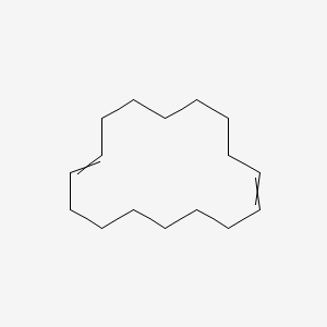 molecular formula C16H28 B8577977 cyclohexadeca-1,9-diene 