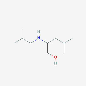 4-Methyl-2-[(2-methylpropyl)amino]pentan-1-ol