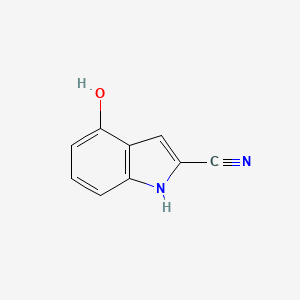 4-hydroxy-1H-indole-2-carbonitrile