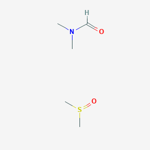 molecular formula C5H13NO2S B8578037 N,N-dimethylformamide; methylsulfinylmethane CAS No. 847778-77-2