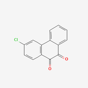 molecular formula C14H7ClO2 B8578048 3-Chlorophenanthrene-9,10-dione 