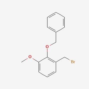 Benzene, 1-(bromomethyl)-3-methoxy-2-(phenylmethoxy)-