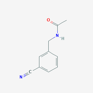 molecular formula C10H10N2O B8578169 N-(3-cyanobenzyl)acetamide 