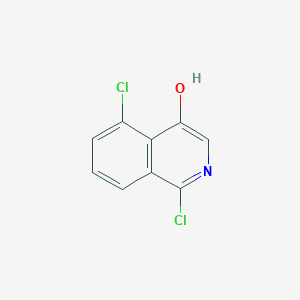 molecular formula C9H5Cl2NO B8578173 1,5-Dichloroisoquinolin-4-ol 