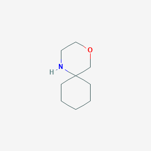 molecular formula C9H17NO B085782 4-Oxa-1-azaspiro[5.5]undecane CAS No. 180-78-9