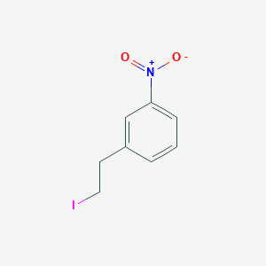 molecular formula C8H8INO2 B8578288 1-(2-iodo-ethyl)-3-nitro-benzene 