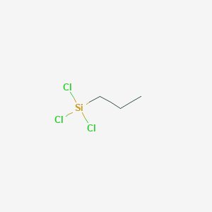 molecular formula C3H7Cl3Si B085783 Trichloro(propyl)silane CAS No. 141-57-1
