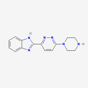 2-(6-Piperazin-1-YL-pyridazin-3-YL)-1H-benzoimidazole