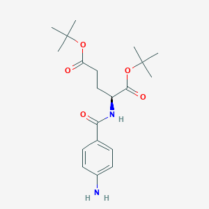 L-Glutamic acid, N-(4-aminobenzoyl)-, bis(1,1-dimethylethyl) ester