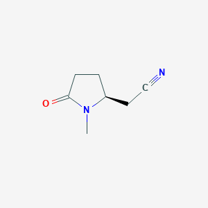 (S)-2-(1-Methyl-5-oxopyrrolidin-2-yl)acetonitrile