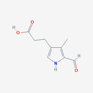 3-(5-formyl-4-methyl-1H-pyrrol-3-yl)propanoic acid