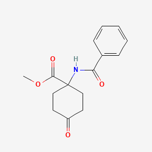 1-(Benzoylamino)-4-oxocyclohexanecarboxylic acid methyl ester