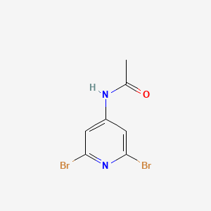 N-(2,6-dibromopyridin-4-yl)acetamide