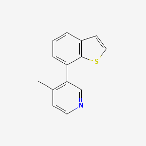 3-(Benzo[b]thiophen-7-yl)-4-methylpyridine