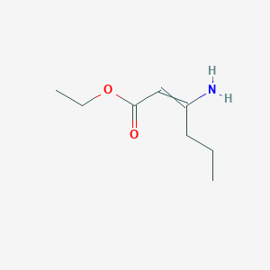 Ethyl 3-aminohex-2-enoate