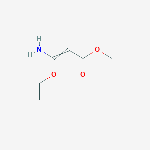 Methyl 3-amino-3-ethoxyprop-2-enoate