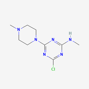 4-Chloro-N-methyl-6-(4-methylpiperazin-1-yl)-1,3,5-triazin-2-amine
