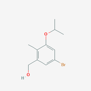 [5-Bromo-2-methyl-3-(propan-2-yloxy)phenyl]methanol