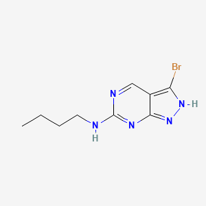 3-bromo-N-butyl-1H-pyrazolo[3,4-d]pyrimidin-6-amine
