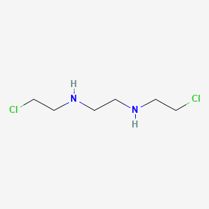 molecular formula C6H14Cl2N2 B8578635 N,N'-Bis(2-chloroethyl)ethylenediamine 