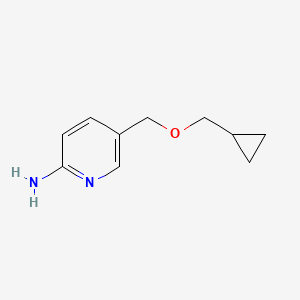 5-Cyclopropylmethoxymethyl-pyridin-2-ylamine