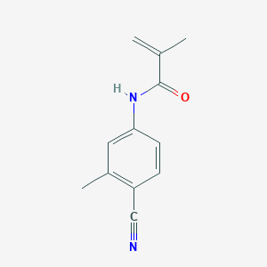 N-(4-Cyano-3-methylphenyl)-2-methylprop-2-enamide