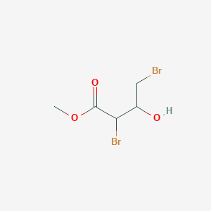 molecular formula C5H8Br2O3 B8578702 Methyl (2S,3R)-2,4-dibromo-3-hydroxybutanoate 