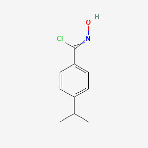 molecular formula C10H12ClNO B8578707 alpha-Chloro-4-isopropylbenzaldoxime CAS No. 61946-90-5