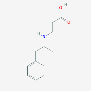 molecular formula C12H17NO2 B8578759 N-carboxyethyl-amphetamine CAS No. 128013-73-0