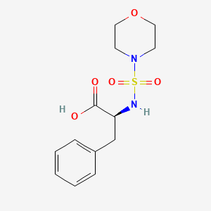 (2S)-2-[(4-morpholinylsulfonyl)amino]-3-phenylpropanoic acid