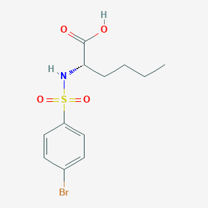 (S)-2-(4-bromobenzenesulfonylamino)hexanoic acid