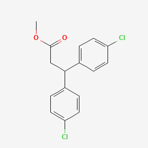 molecular formula C16H14Cl2O2 B8579147 Methyl 3,3-bis(4-chlorophenyl)propanoate 